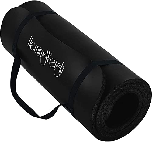 HemingWeigh 1-Inch Extra-Thick Non-Slip Yoga Mat