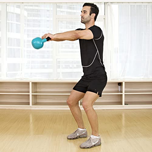 JFIT Kettlebell Weights Vinyl Coated Iron