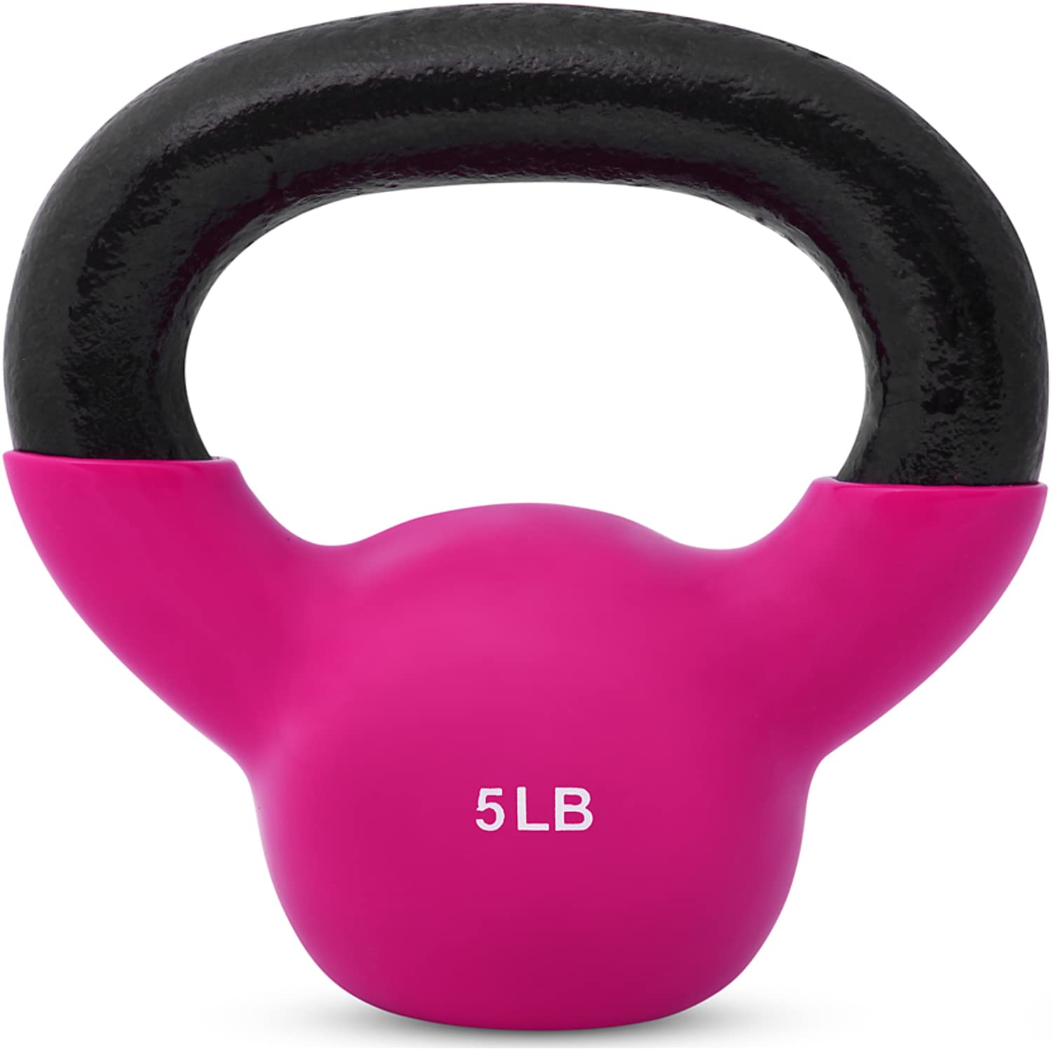 JFIT Kettlebell Weights Vinyl Coated Iron