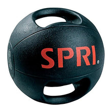 SPRI Medicine Ball with Handles for Strength & Core Training