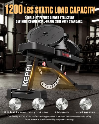 Keppi FID Adjustable Weight Bench, Heavy Duty Workout Bench for Home Gym
