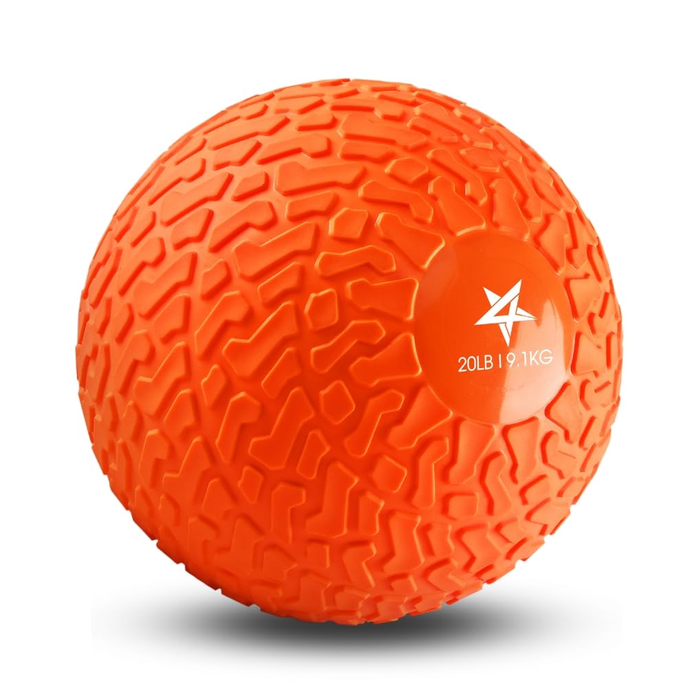 Yes4All Upgraded Fitness Slam Ball Triangle for Exercise, Strength, Power Workout, Multiple Weight Options Weighted Ball