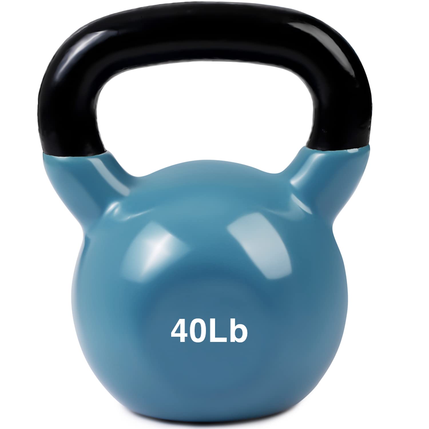 JFIT Kettlebell Weights Vinyl Coated Iron