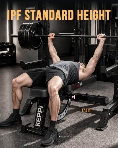 Keppi FID Adjustable Weight Bench, Heavy Duty Workout Bench for Home Gym