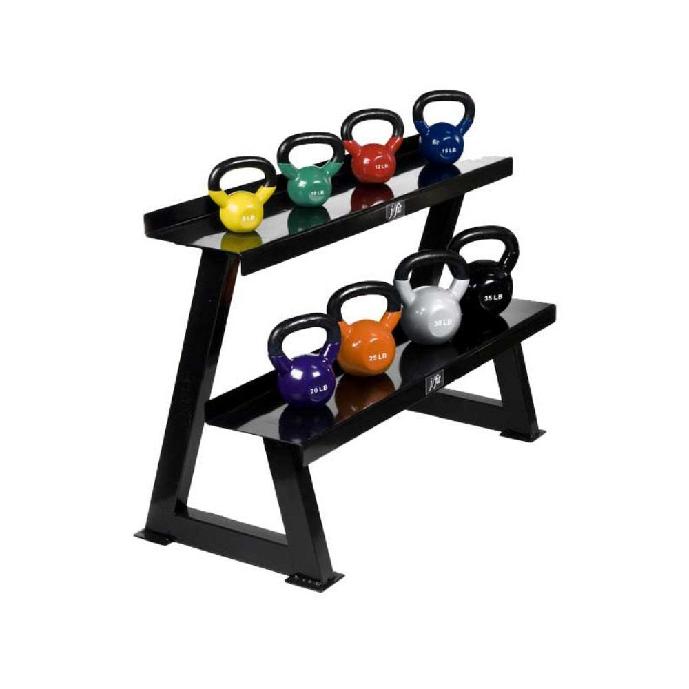 JFIT Kettlebell Weights Vinyl Coated Iron