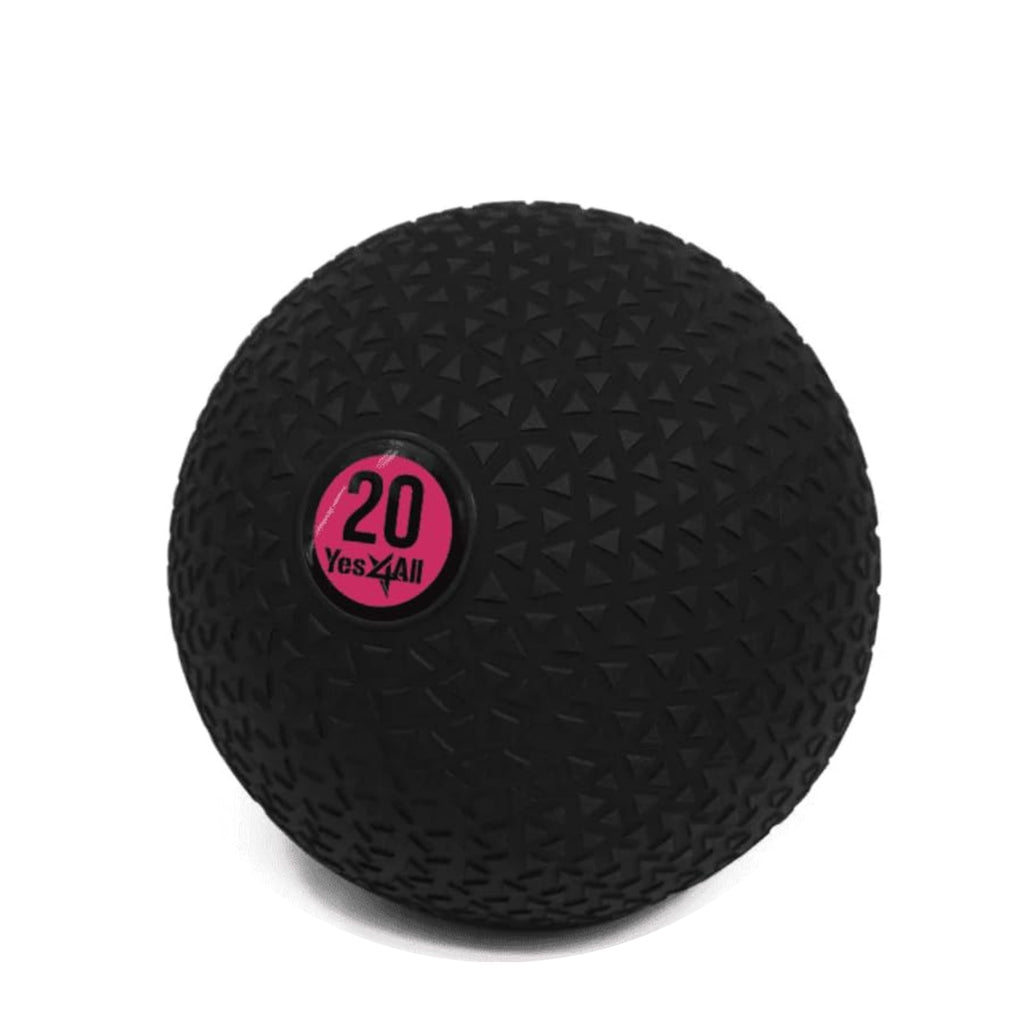 Yes4All Upgraded Fitness Slam Ball Triangle for Exercise, Strength, Power Workout, Multiple Weight Options Weighted Ball