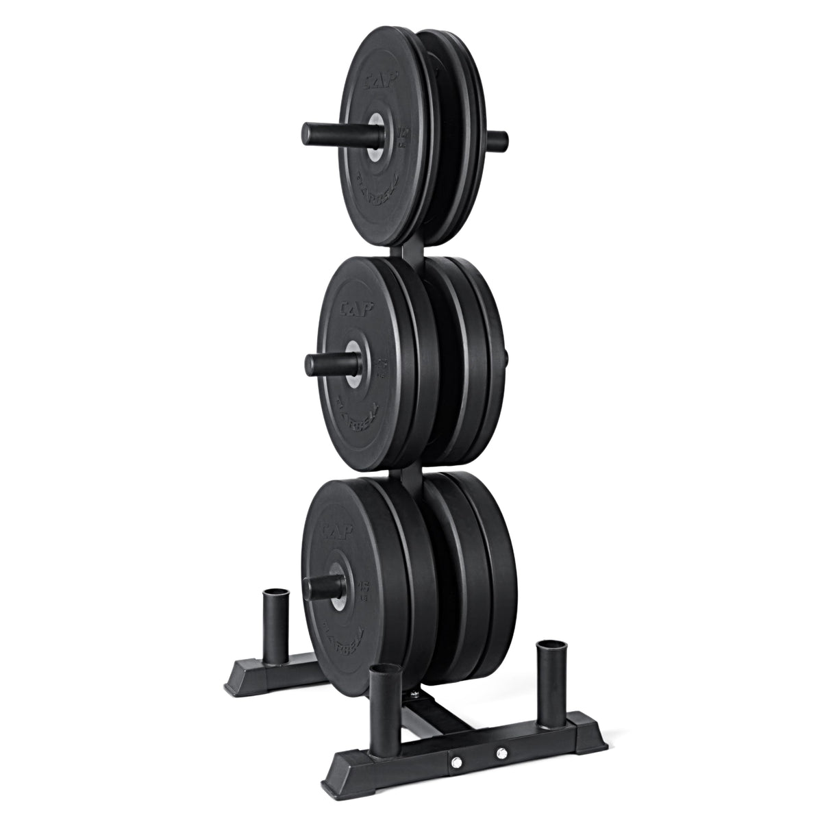CAP Olympic Bumper Plate Weight Set 100–370 lb