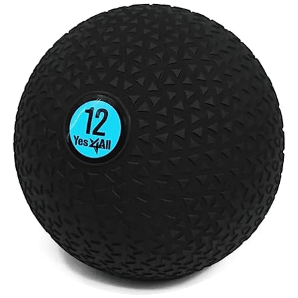 Yes4All Upgraded Fitness Slam Ball Triangle for Exercise, Strength, Power Workout, Multiple Weight Options Weighted Ball