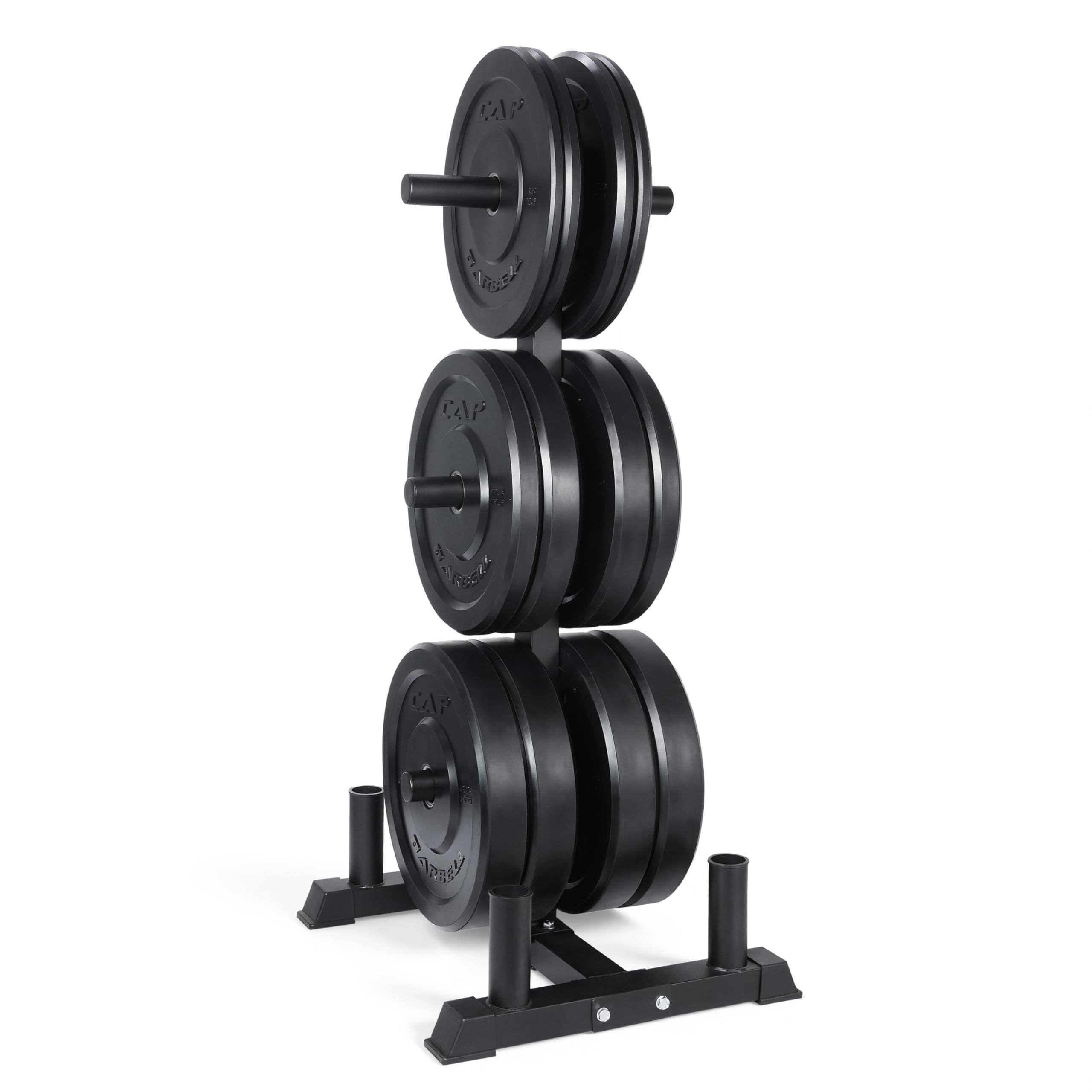 CAP Olympic Bumper Plate Weight Set 100–370 lb