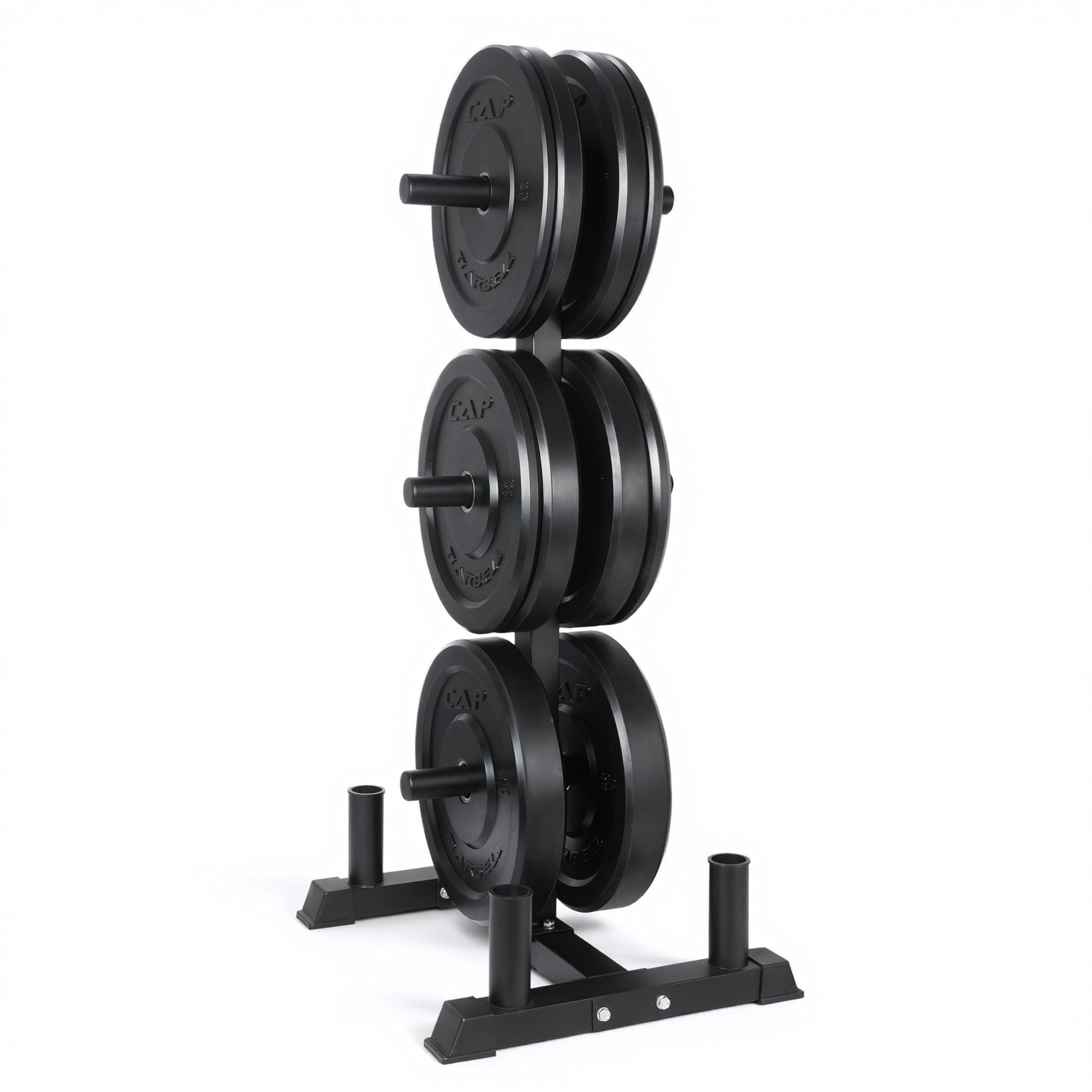 CAP Olympic Bumper Plate Weight Set 100–370 lb