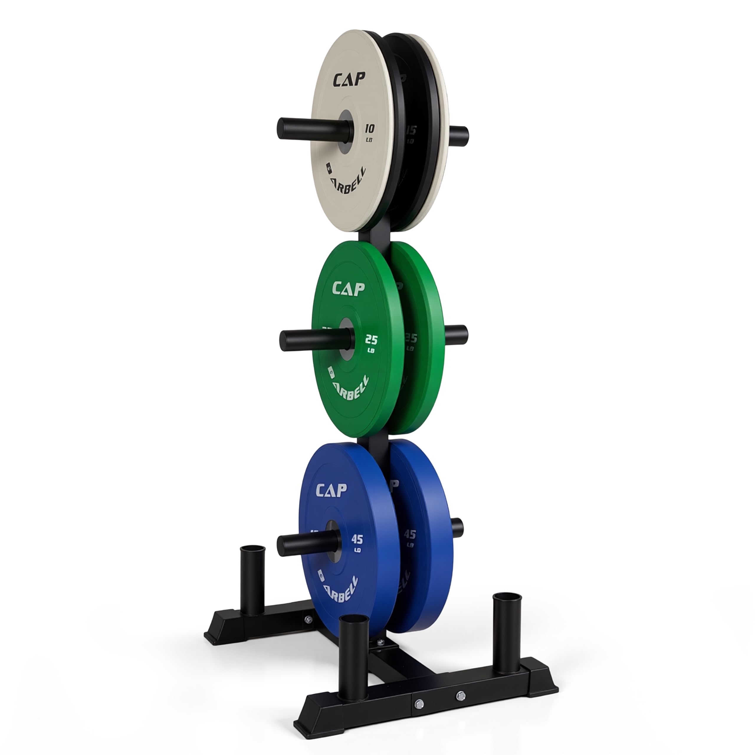CAP Olympic Bumper Plate Weight Set 100–370 lb