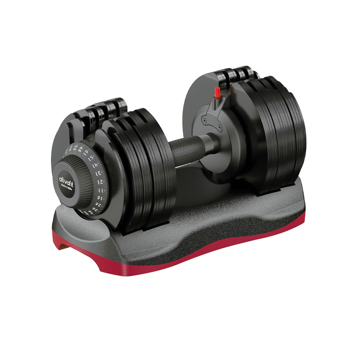ATIVAFIT Adjustable Dumbbells Set, 5–88LB Quick Adjust Free Weights with Double Safety Lock & Anti-Slip Steel Handle, Space Saving Home Gym Equipment for Full Body Strength Training