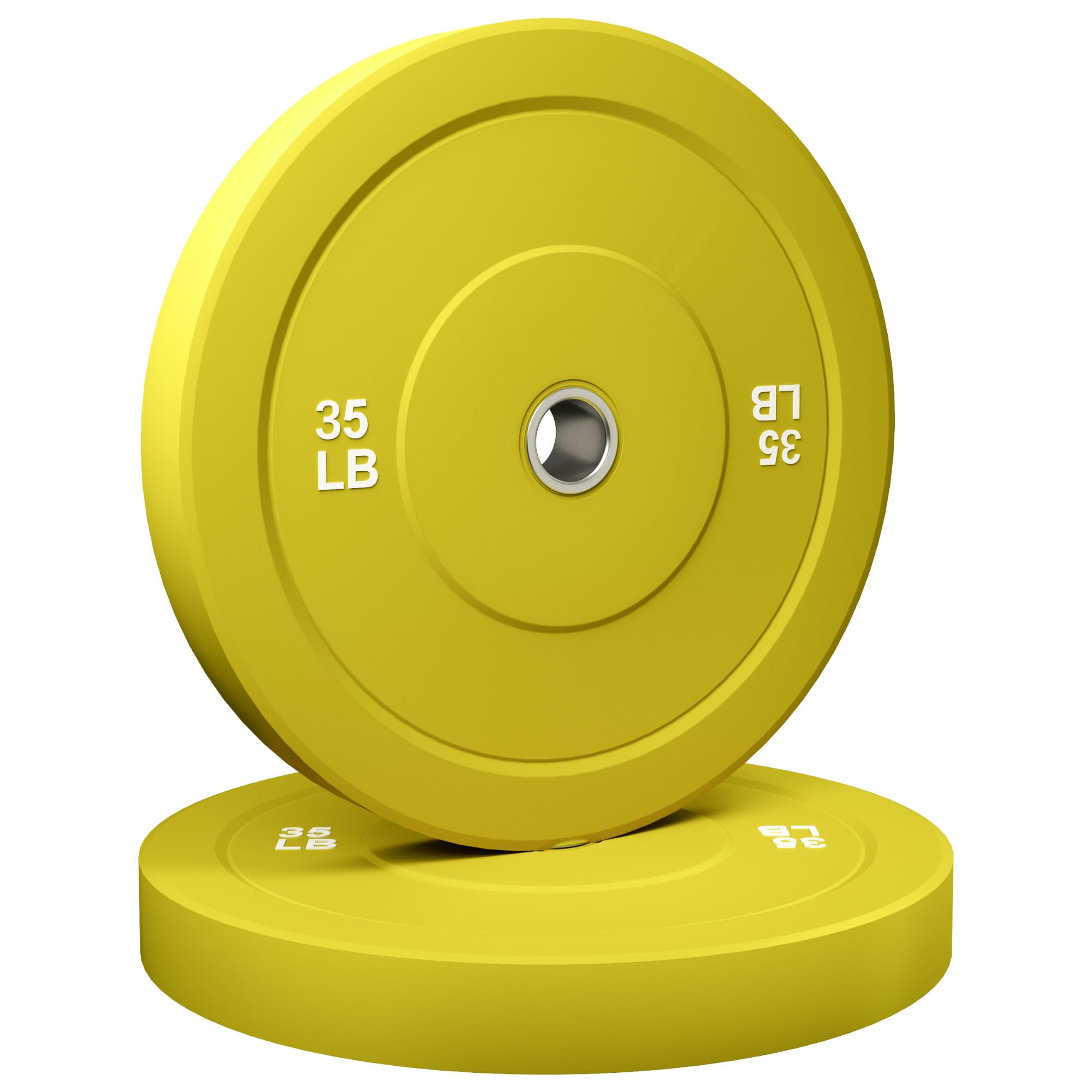 GOIMU Colored Olympic Bumper Weight Plate Set for Strength