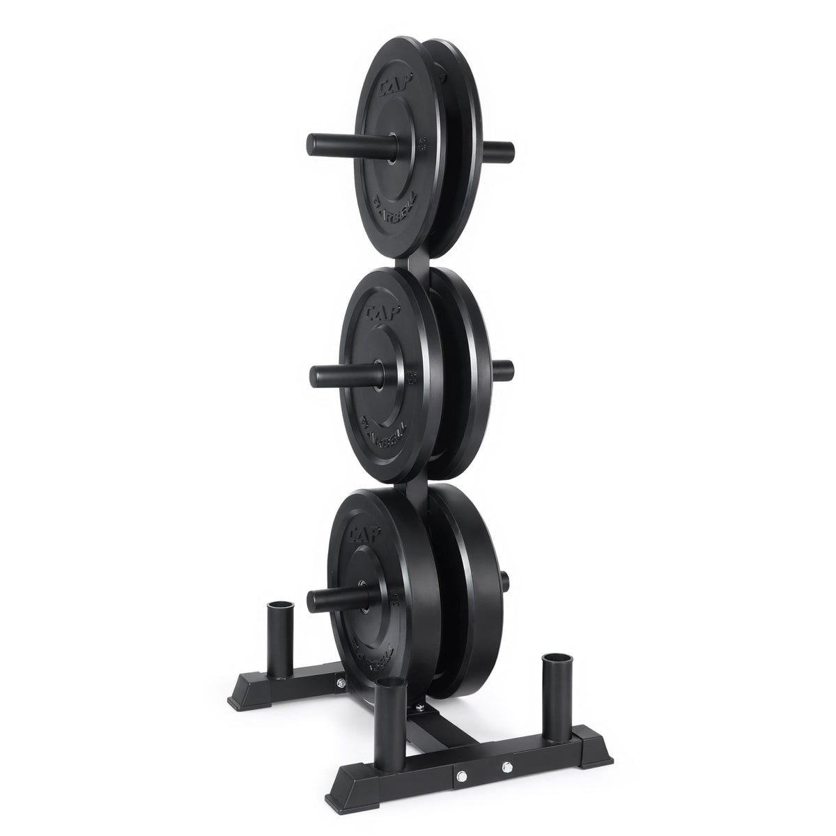 CAP Olympic Bumper Plate Weight Set 100–370 lb