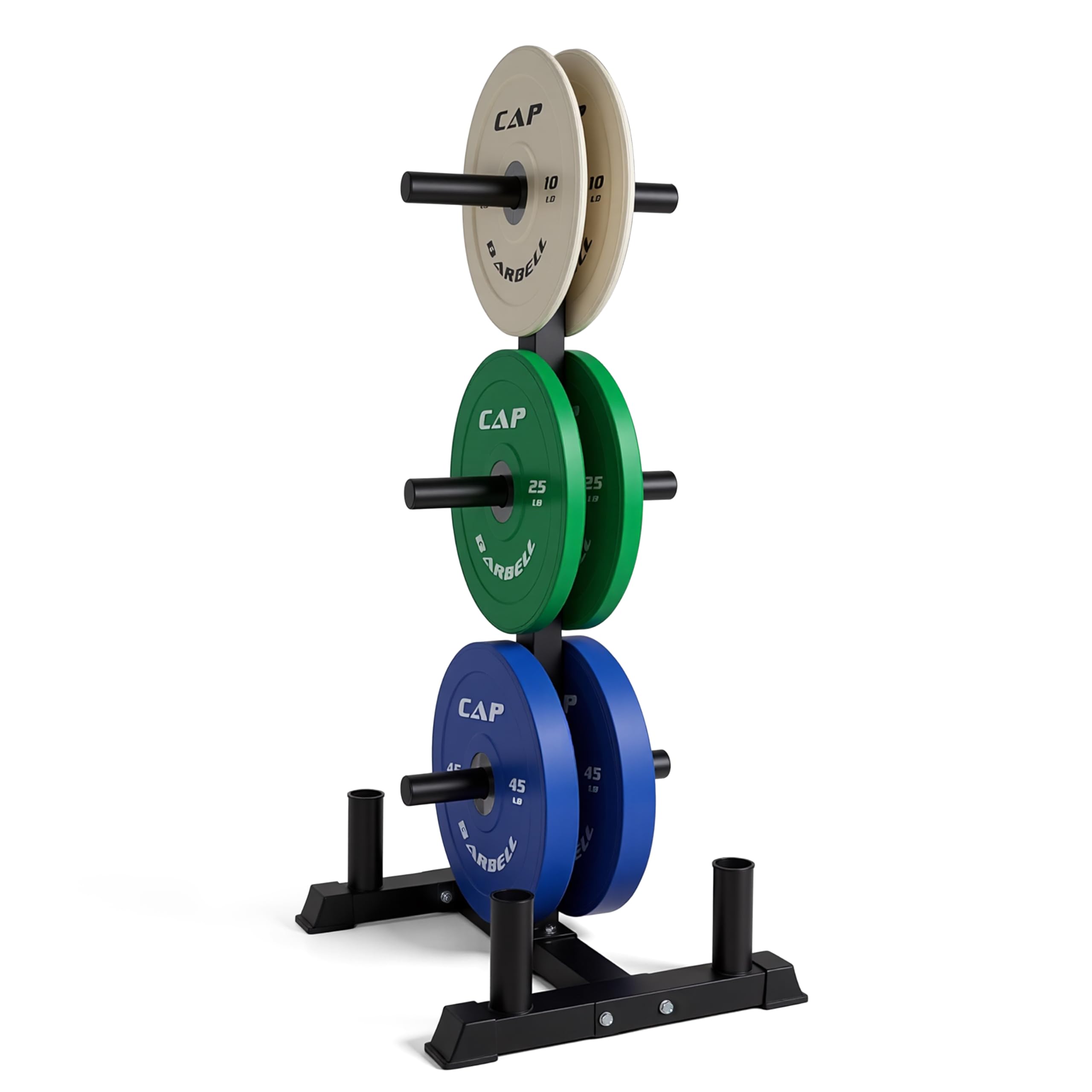 CAP Olympic Bumper Plate Weight Set 100–370 lb