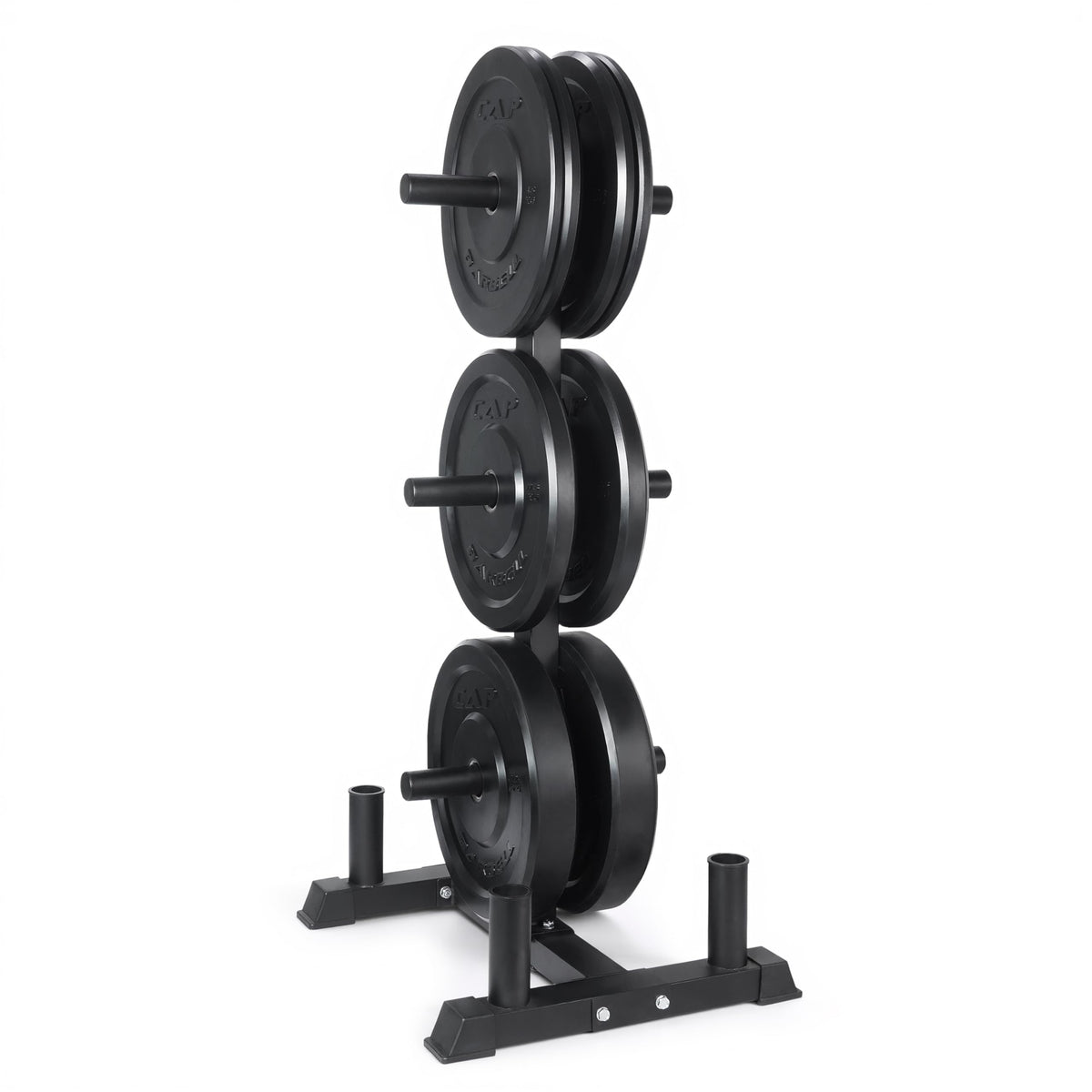 CAP Olympic Bumper Plate Weight Set 100–370 lb