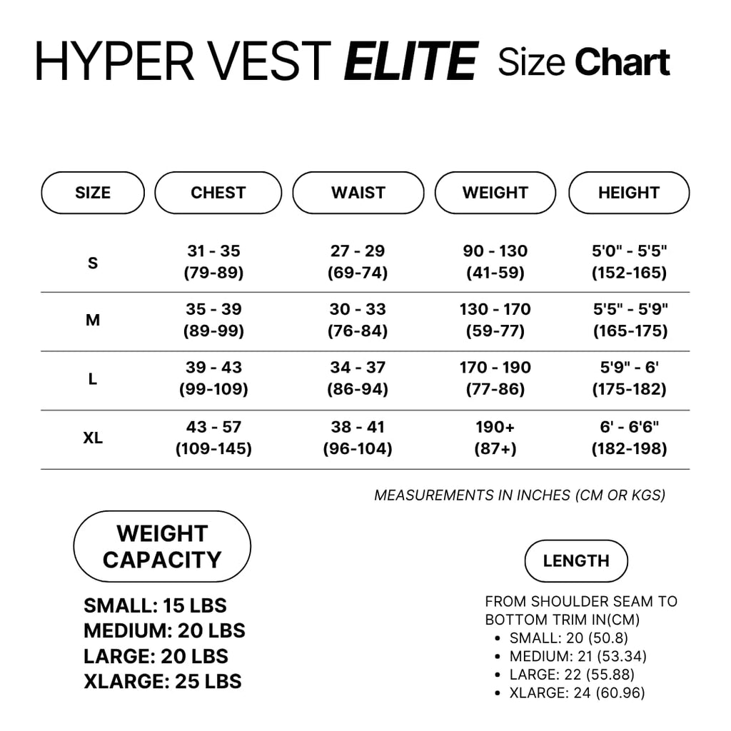 Hyperwear HyperVest ELITE Adjustable Weighted Vest for Women and Men — Thin Steel Weights, Stretch CORDURA Fabric — Weight Vest for Walking, Running, Strength Training