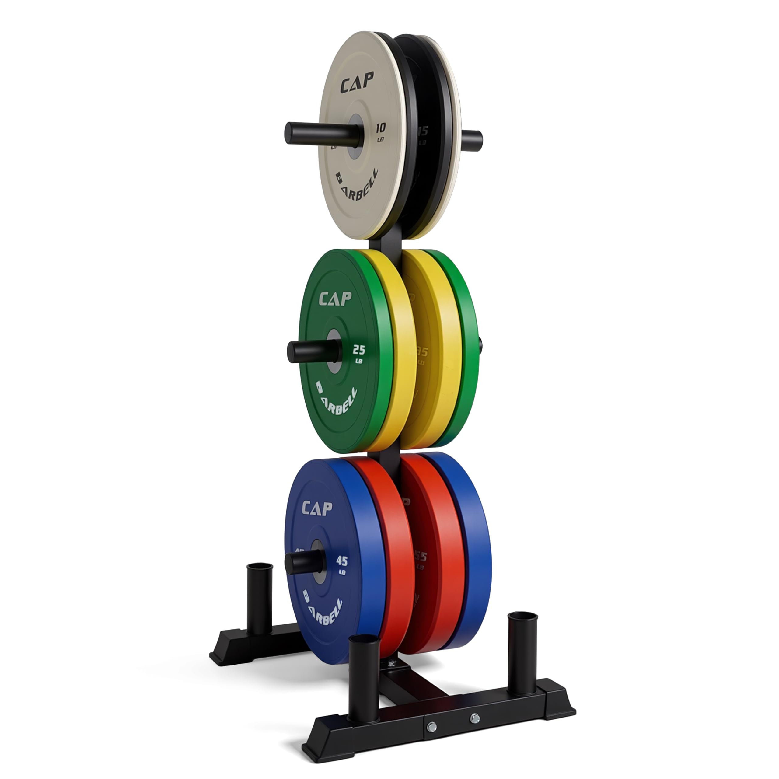 CAP Olympic Bumper Plate Weight Set 100–370 lb