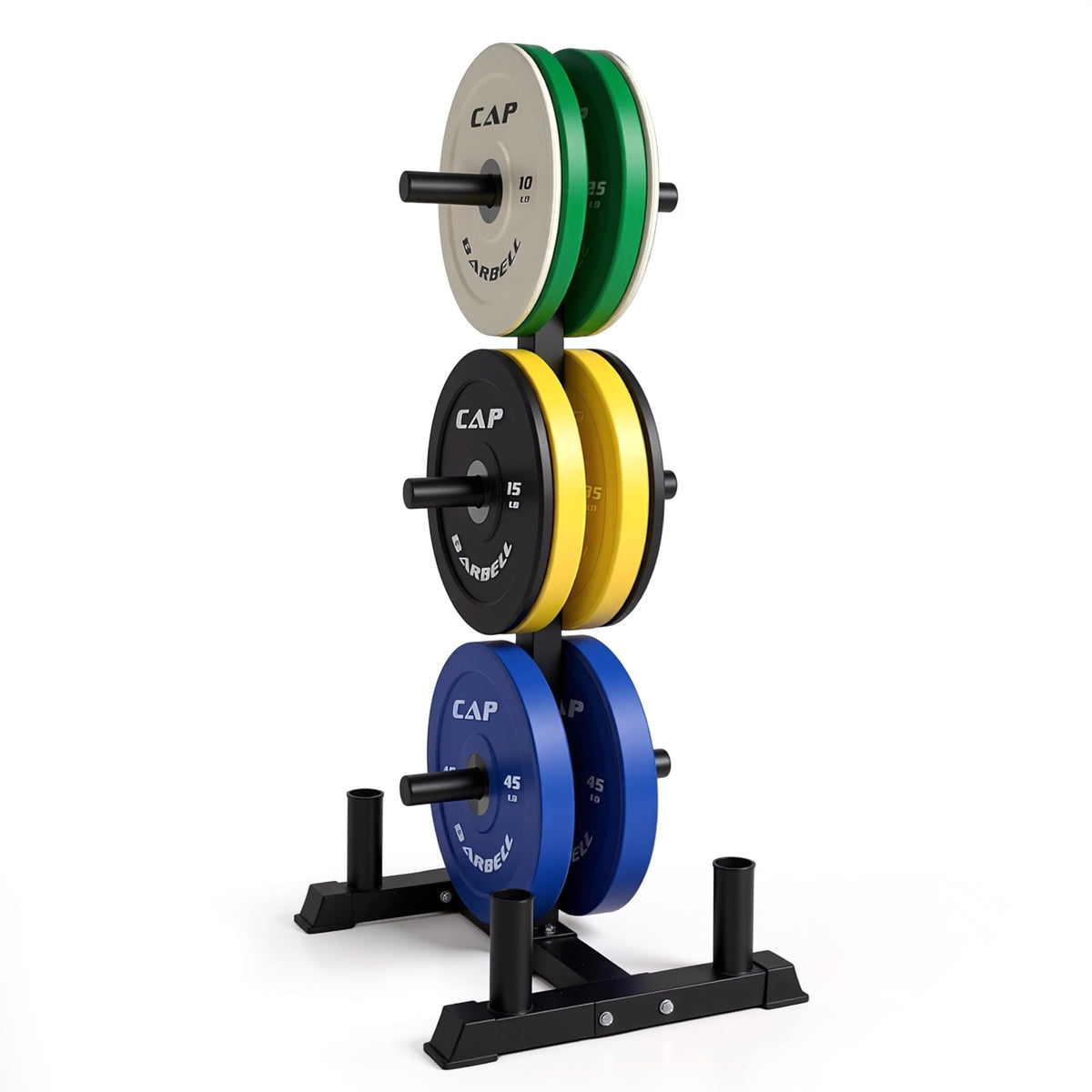 CAP Olympic Bumper Plate Weight Set 100–370 lb