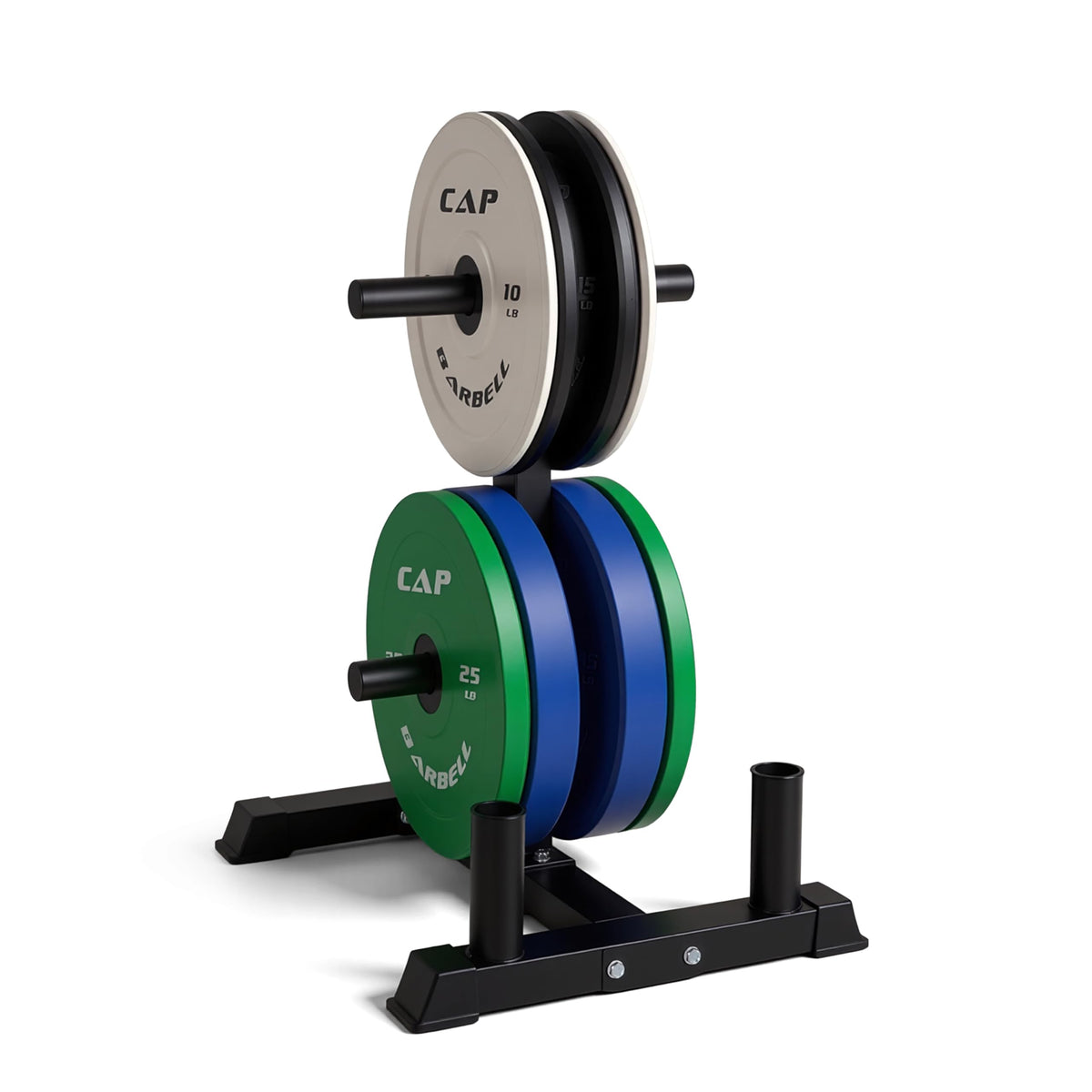 CAP Olympic Bumper Plate Weight Set 100–370 lb