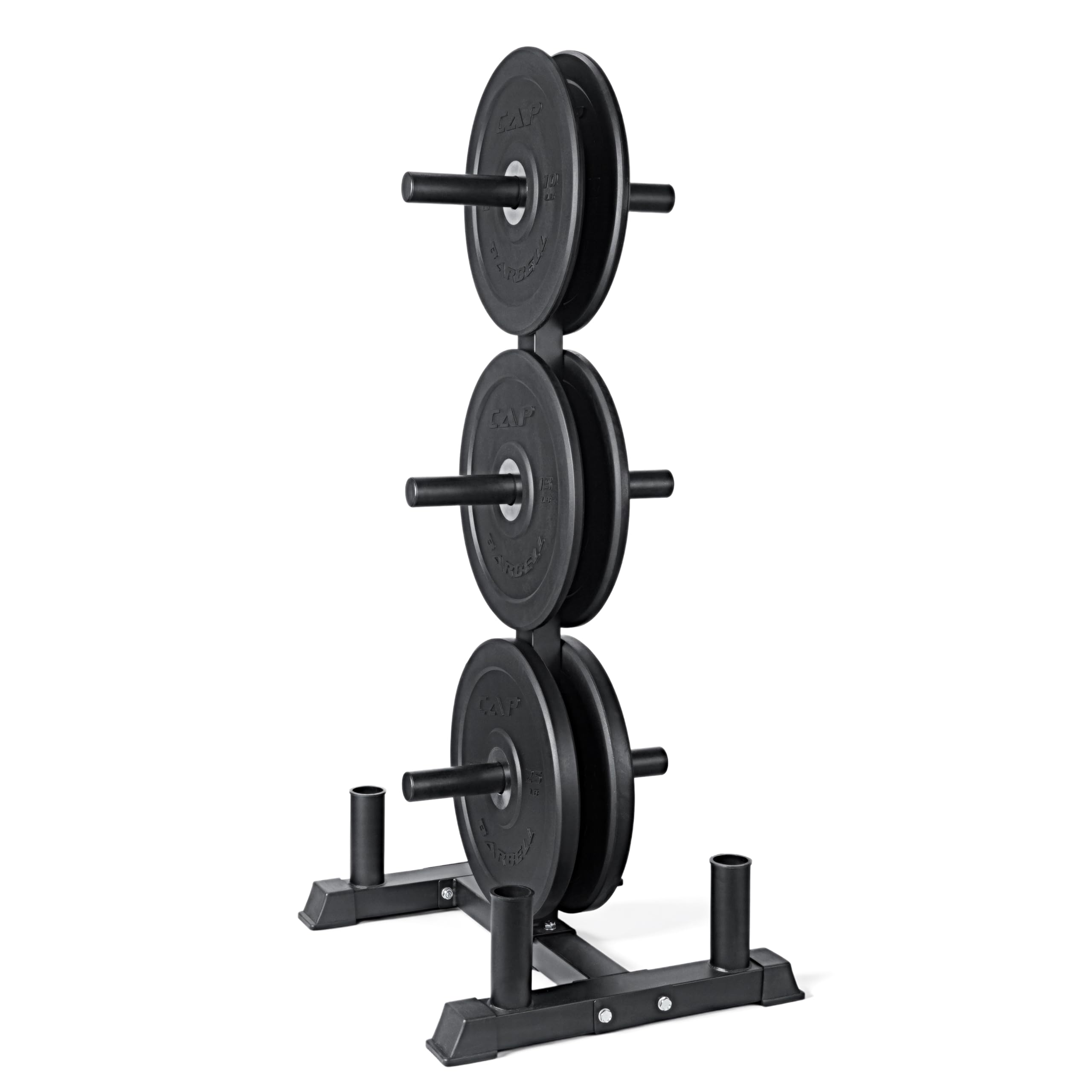 CAP Olympic Bumper Plate Weight Set 100–370 lb