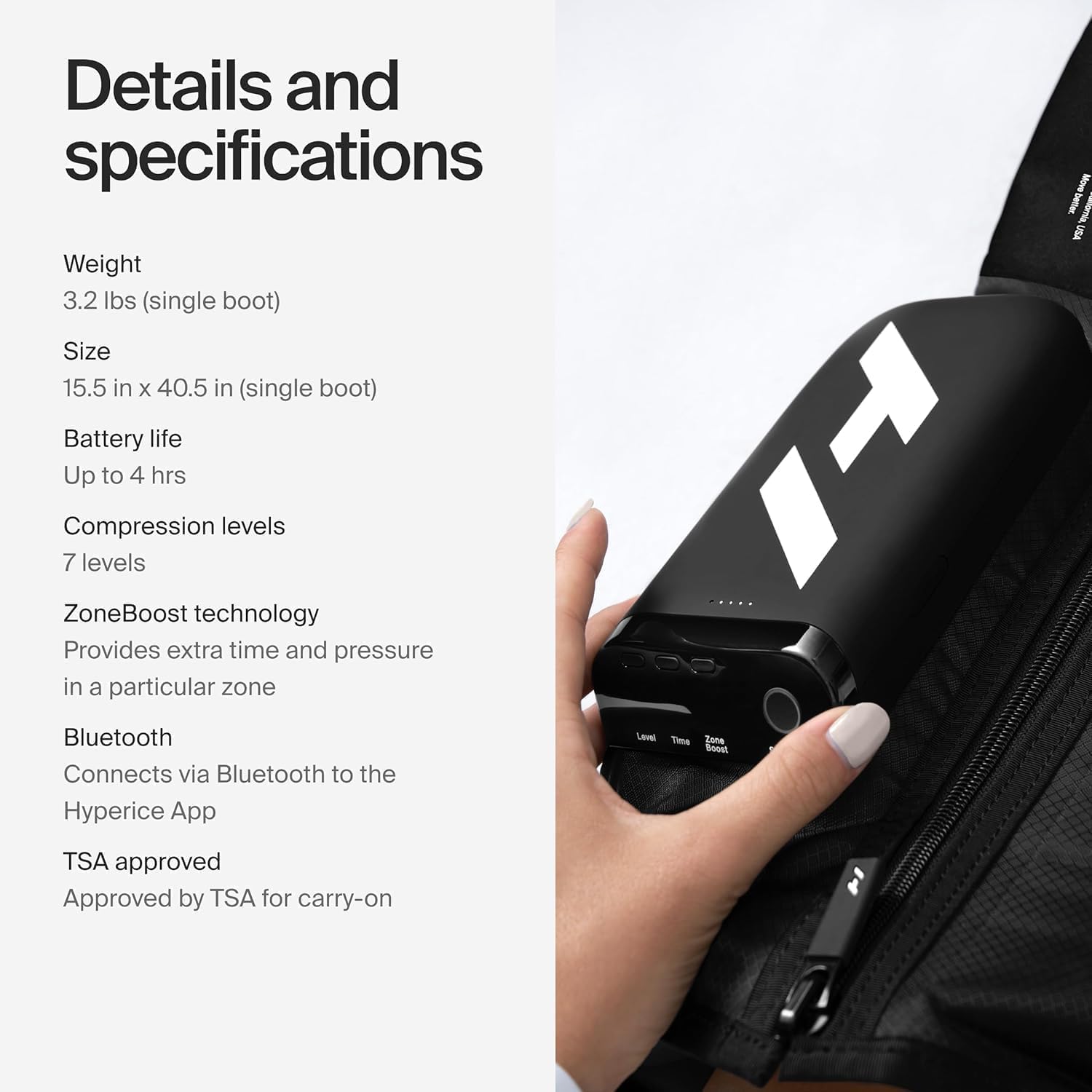 Hyperice Normatec Elite Wireless Compression Recovery Boots