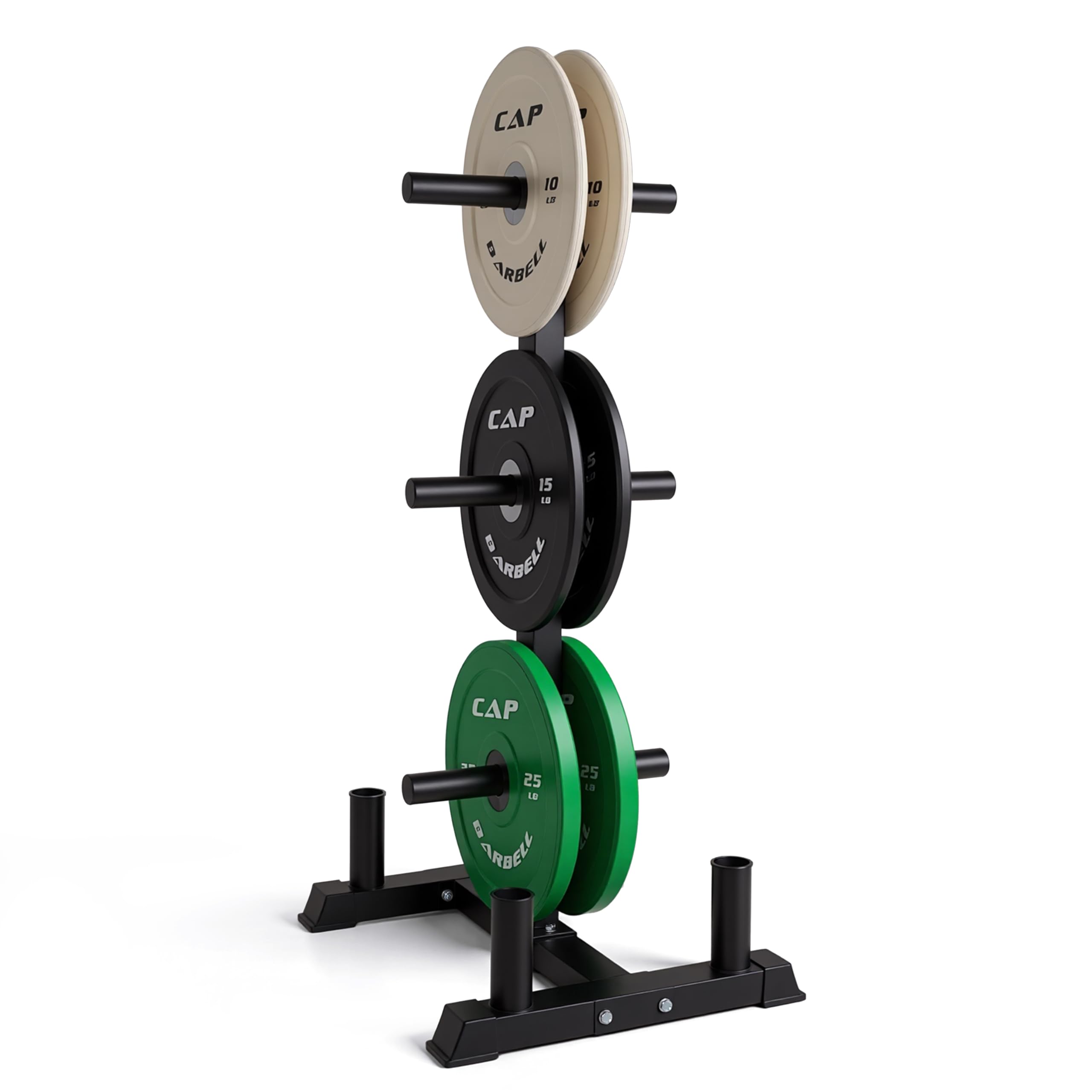 CAP Olympic Bumper Plate Weight Set 100–370 lb
