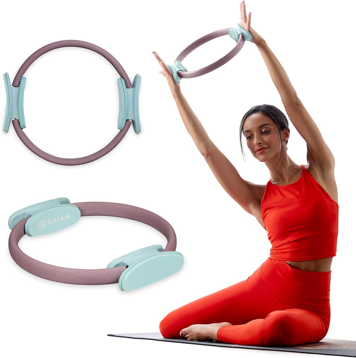 Gaiam Pilates Ring for Arm, Leg & Core Toning Workouts