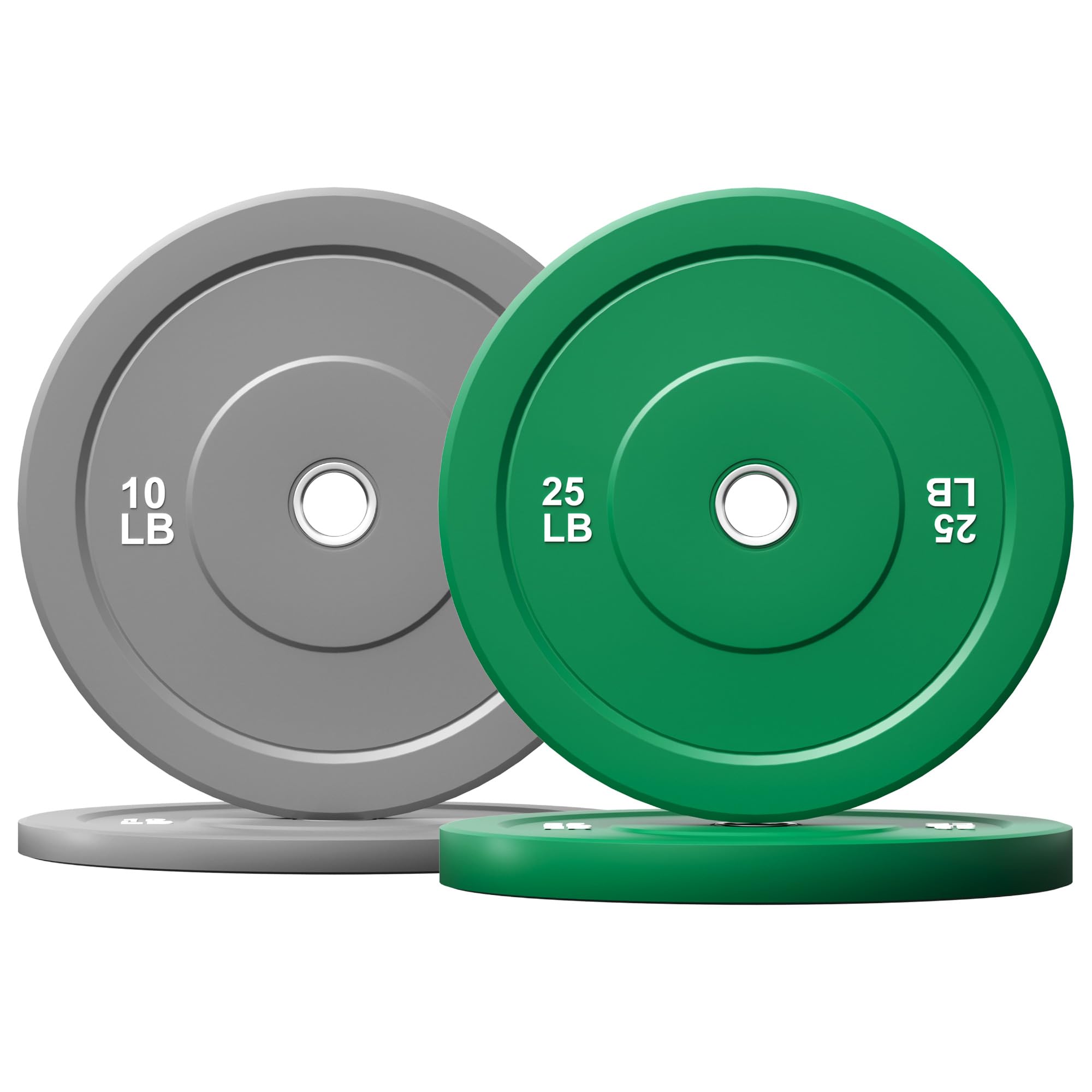 GOIMU Colored Olympic Bumper Weight Plate Set for Strength