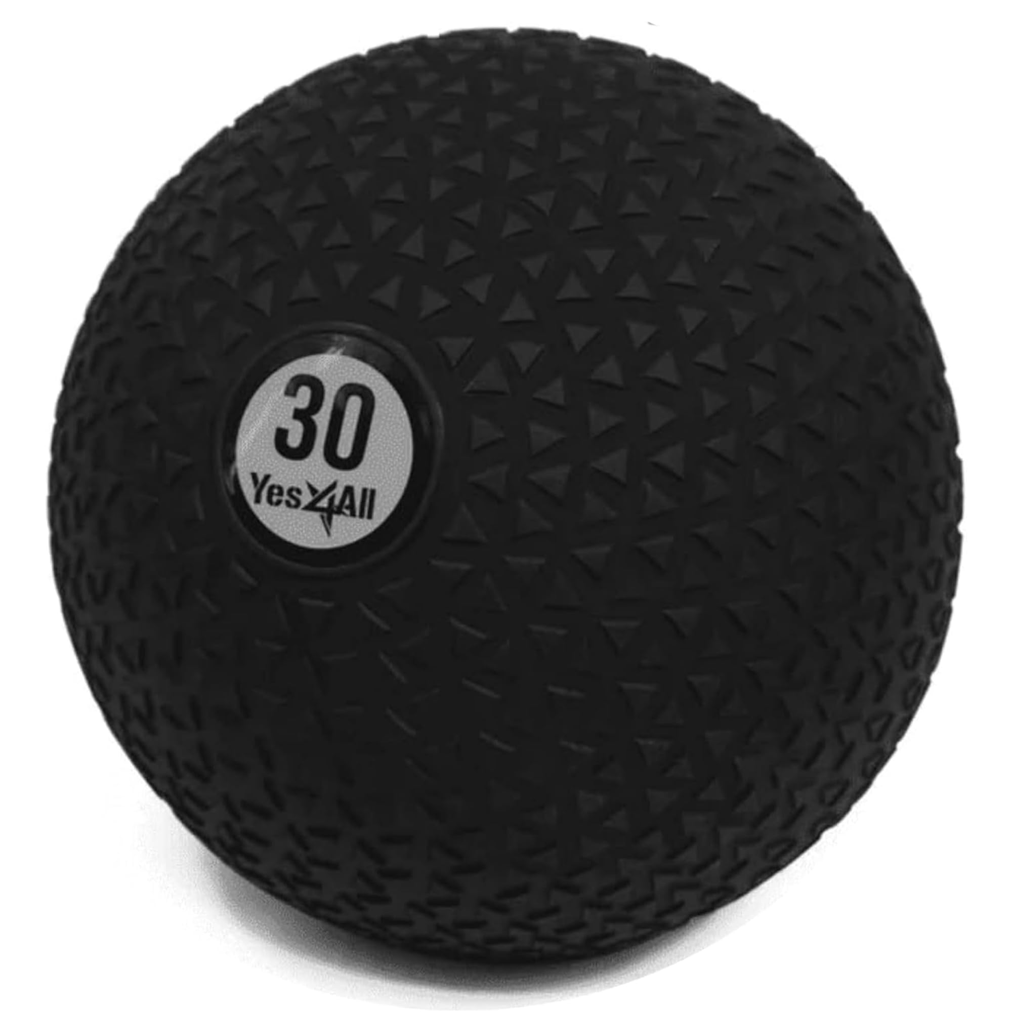 Yes4All Upgraded Fitness Slam Ball Triangle for Exercise, Strength, Power Workout, Multiple Weight Options Weighted Ball