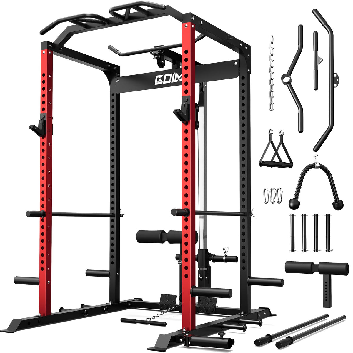 GOIMU C1-V4 Pro Power Cage with LAT Pulldown System