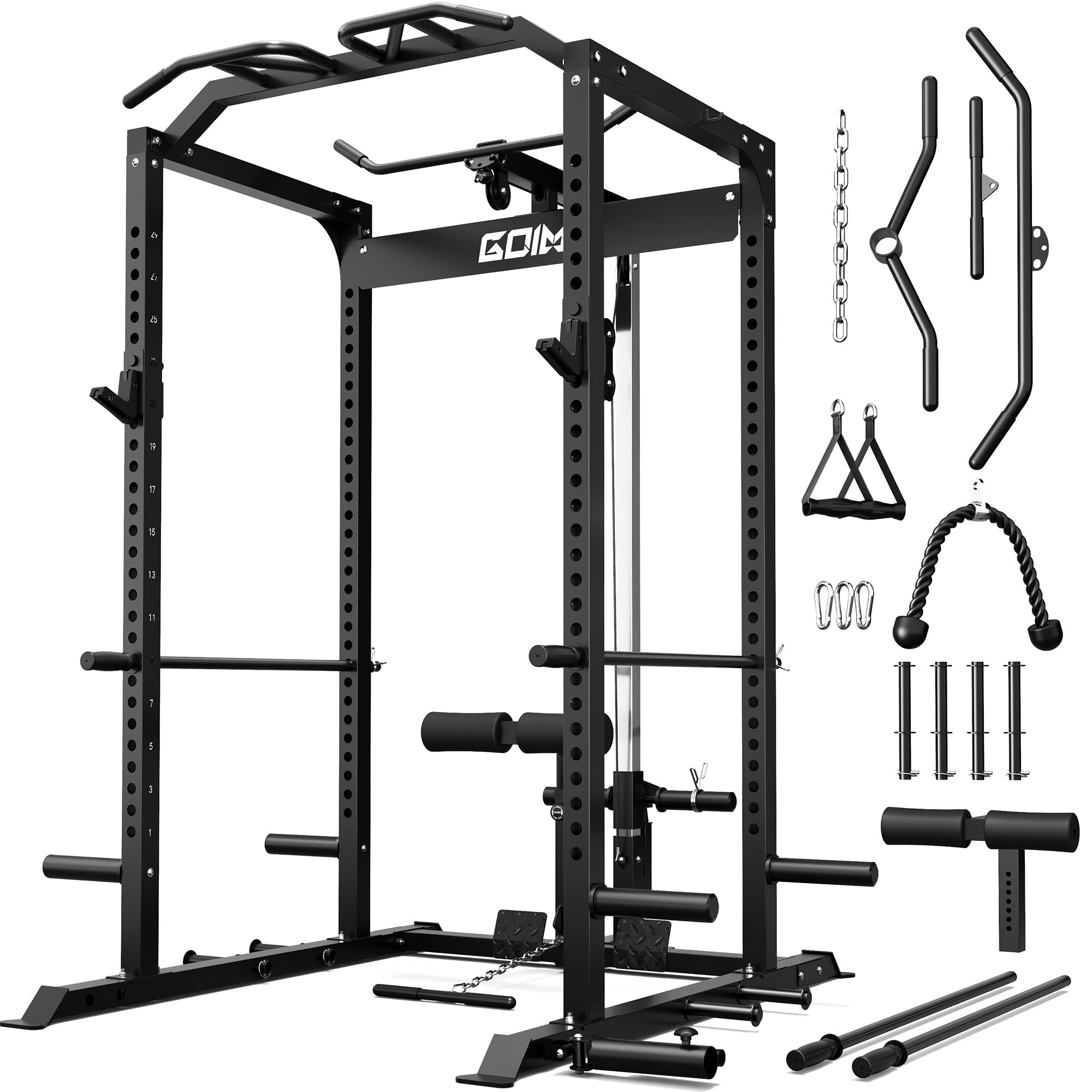 GOIMU C1-V4 Pro Power Cage with LAT Pulldown System