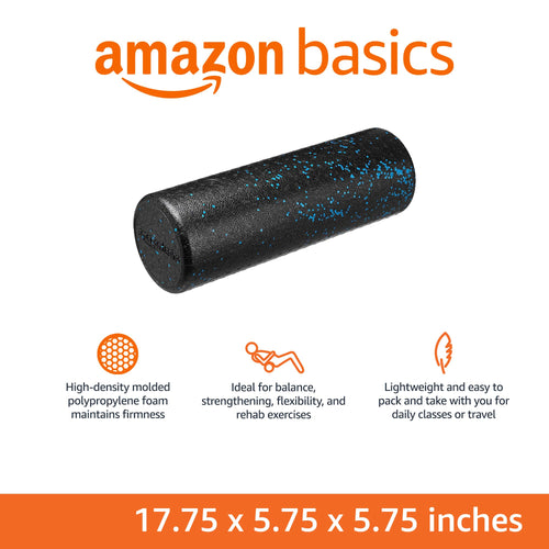 Amazon Basics High-Density Foam Roller for Muscle Recovery