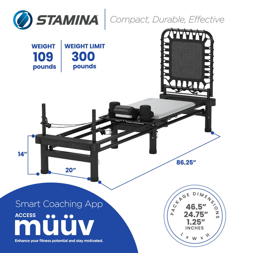 AeroPilates Foldable Reformer for Resistance Training