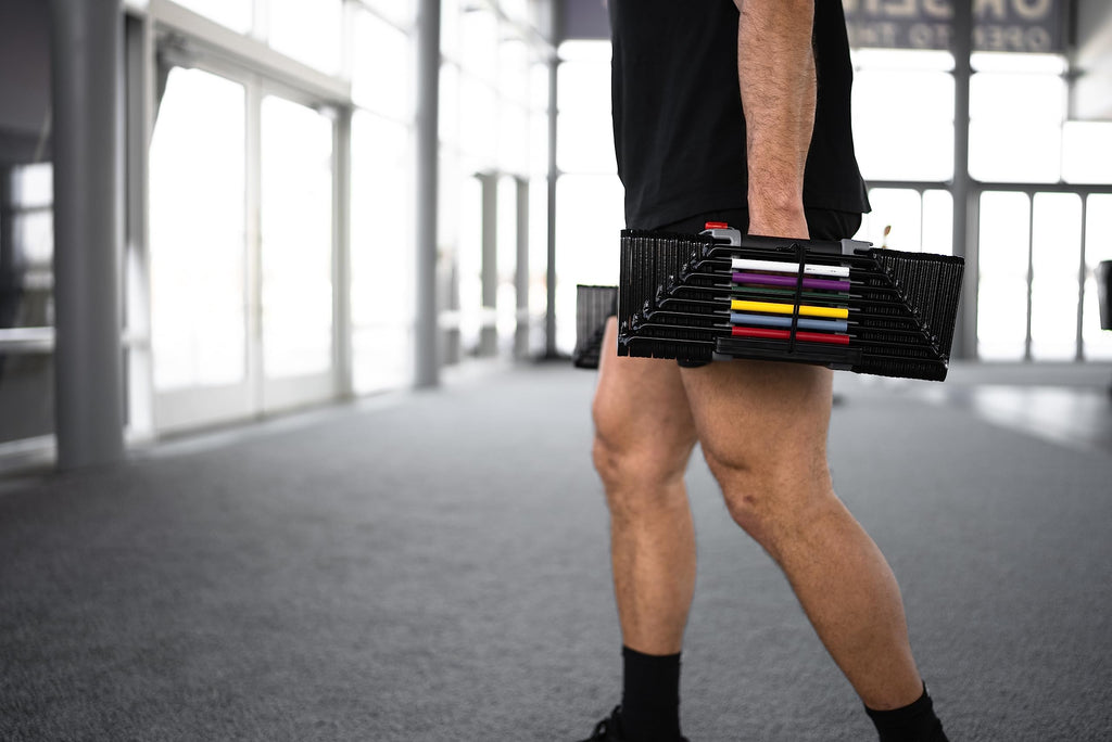 PowerBlock Elite USA 90 Pound Adjustable Dumbbells, Sold in Pairs, 5-90 lb.
