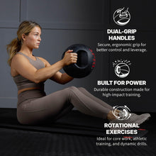 SPRI Medicine Ball with Handles for Strength & Core Training