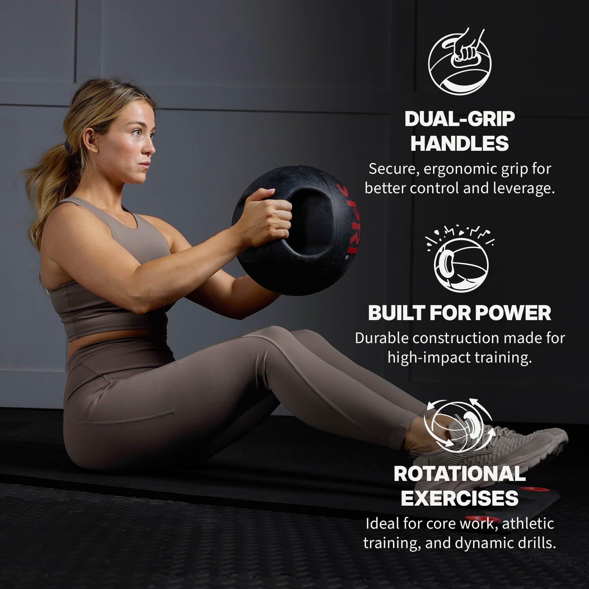 SPRI Medicine Ball with Handles