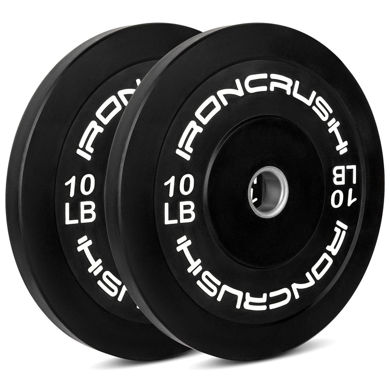 Iron Crush Olympic Bumper Plate Set for Strength Training