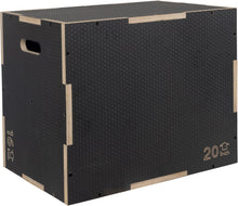 Signature Fitness Non-Slip Wooden Plyo Box for Jump Training