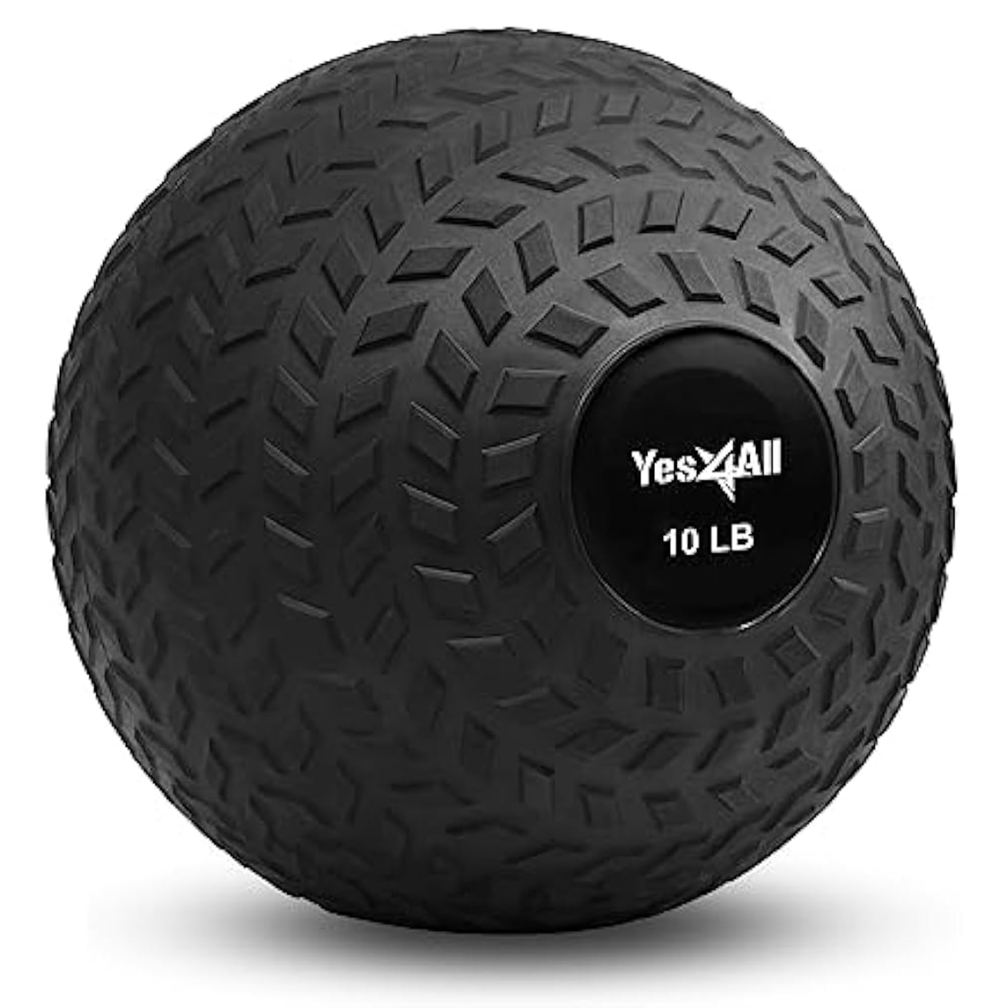 Yes4All Upgraded Fitness Slam Ball Triangle for Exercise, Strength, Power Workout, Multiple Weight Options Weighted Ball