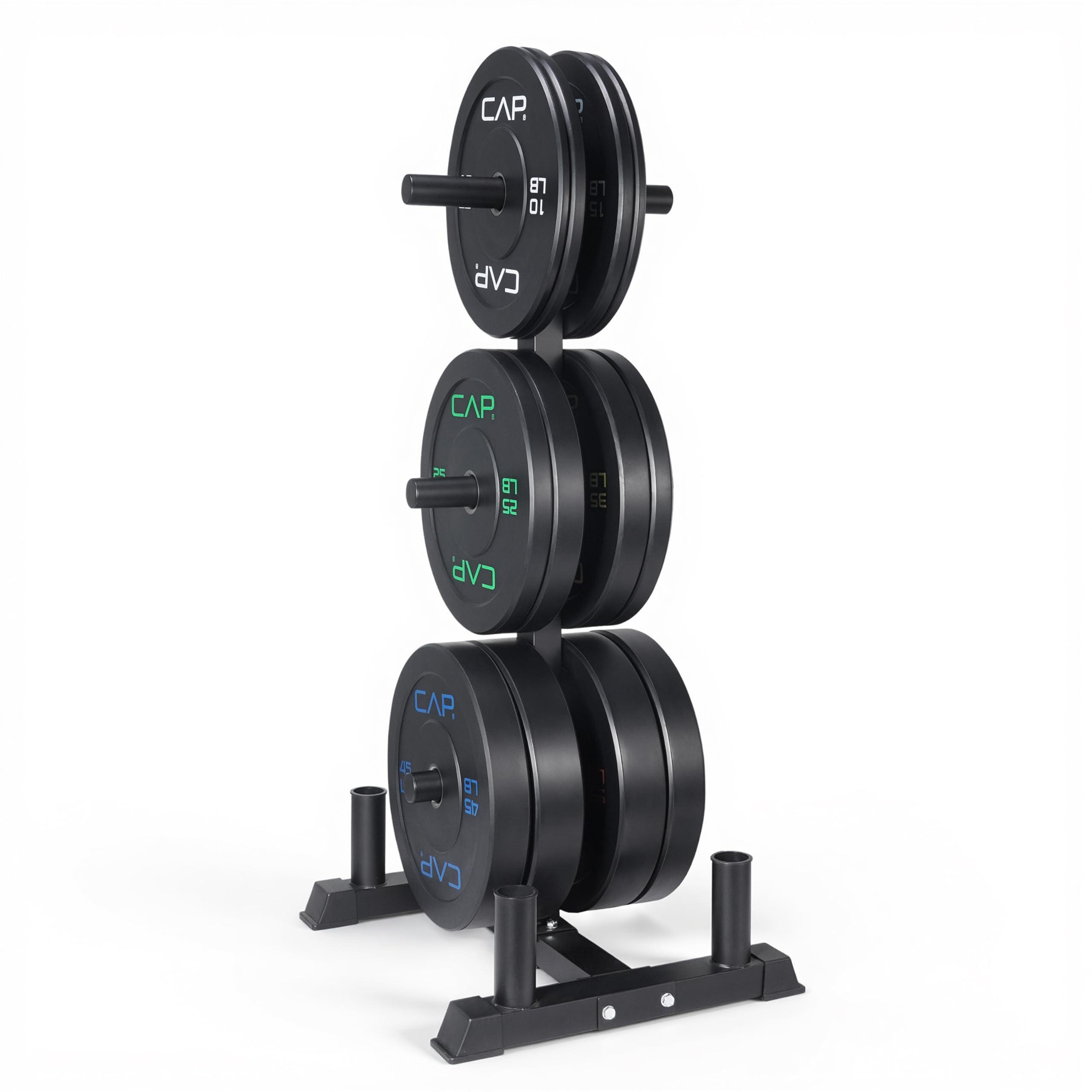 CAP Olympic Bumper Plate Weight Set 100–370 lb