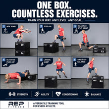 REP Fitness Stackable Soft Foam Plyo Box Set for Jump Training