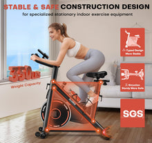 Magnetic Stationary Exercise Bike with App & 350 lb Capacity
