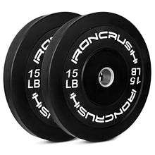 Iron Crush Olympic Bumper Plate Set for Strength Training