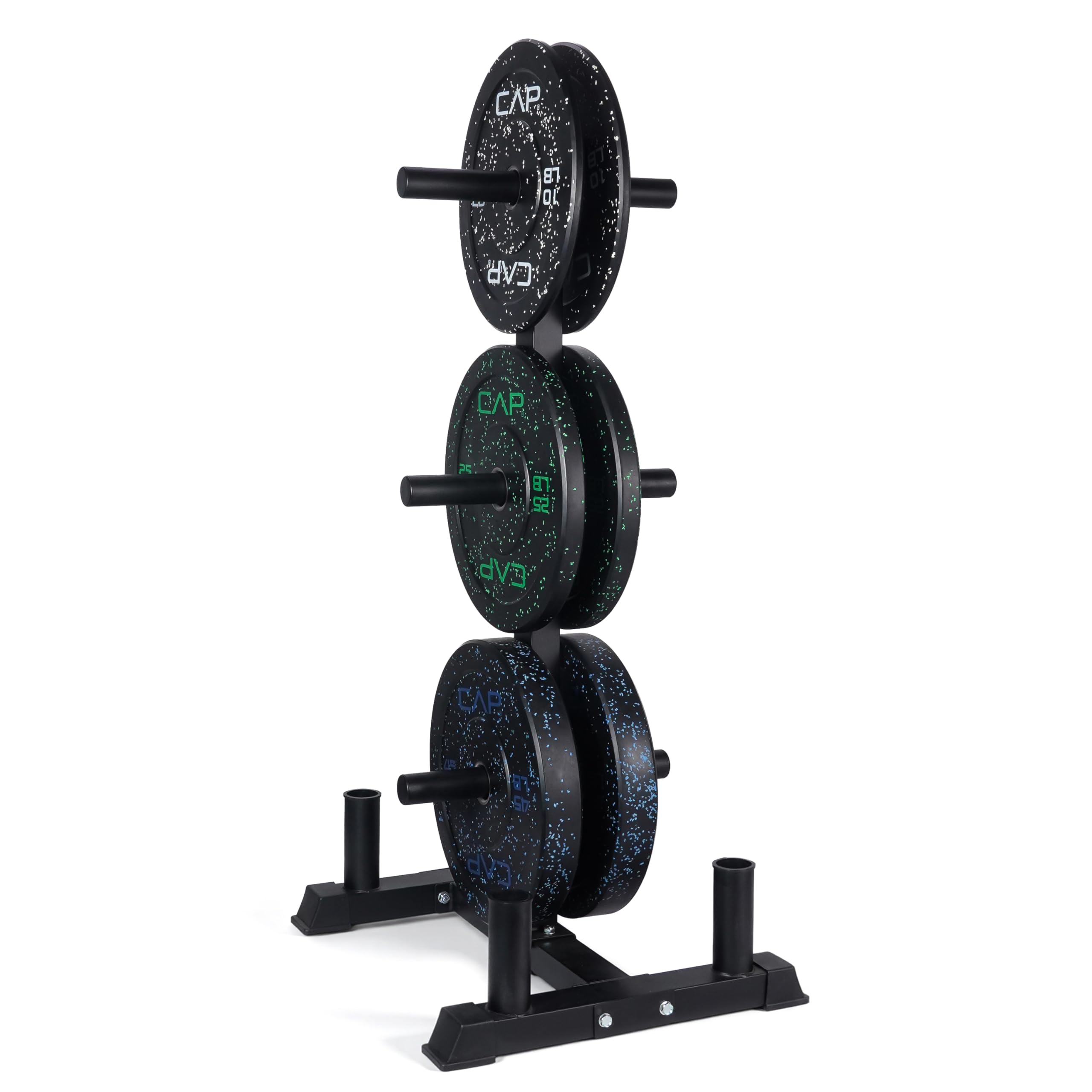 CAP Olympic Bumper Plate Weight Set 100–370 lb