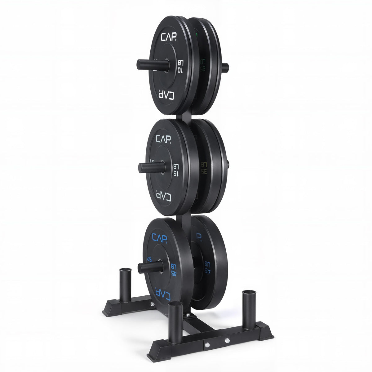 CAP Olympic Bumper Plate Weight Set 100–370 lb