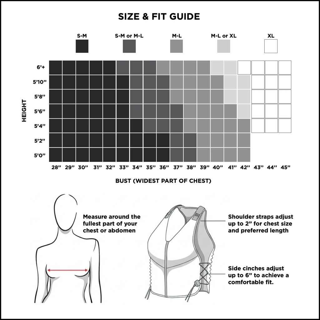 OMORPHO Women’s G-Vest Icon, 6 lb (up to 12 lb with optional G-Pack, sold separately), low-profile, fully adjustable comfort fit for hiking, walking, running, and training.