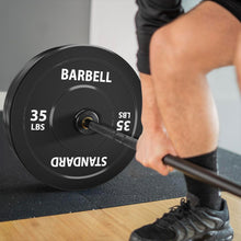Mikolo 2-Inch Olympic Rubber Weight Plates with Steel Insert