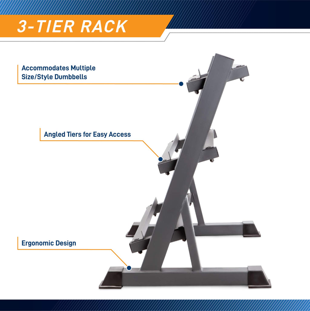 Marcy Weight Storage Rack for Dumbbells & Weight Plates