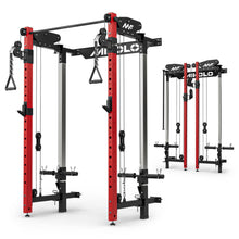 Mikolo Folding Wall-Mounted Squat Rack with Cable System